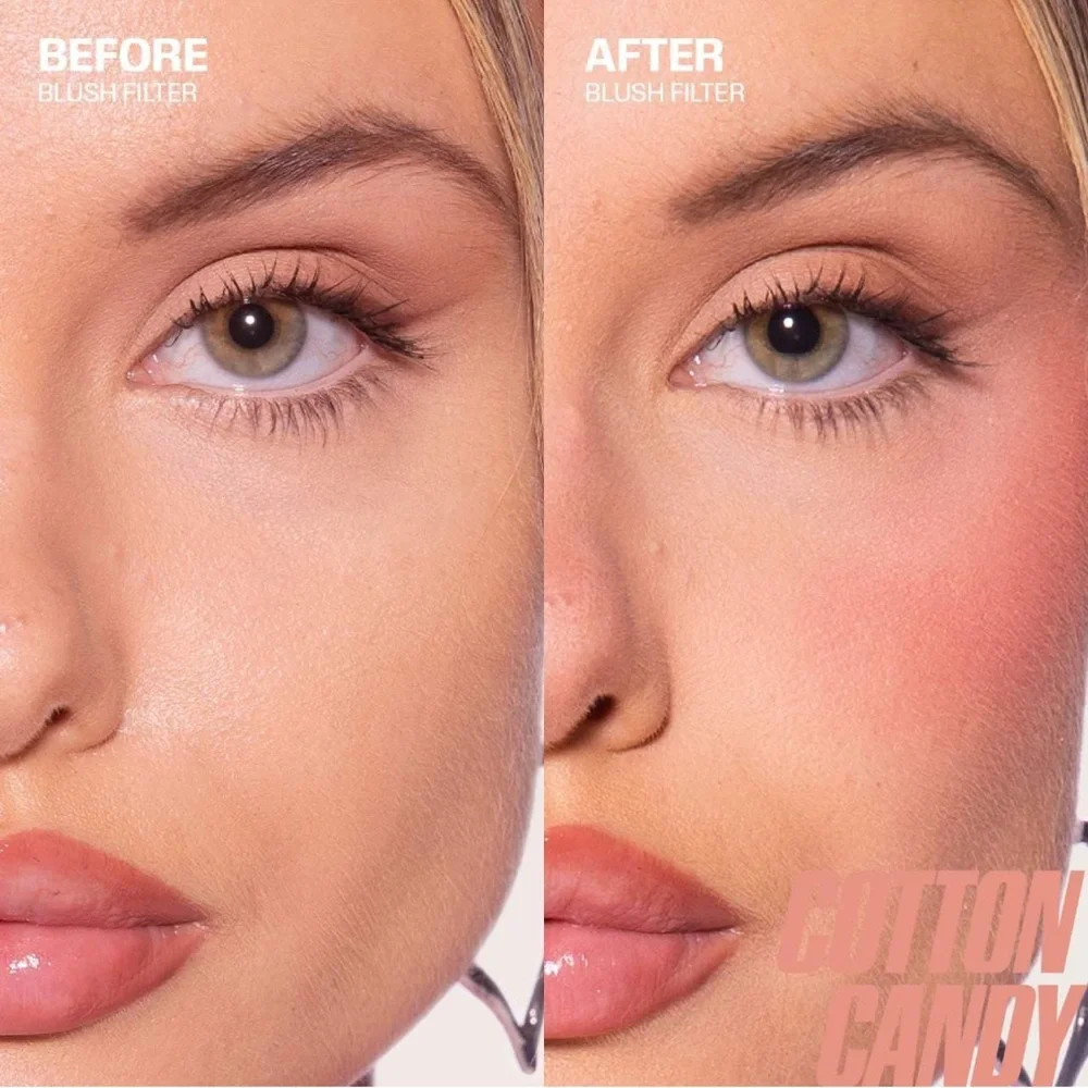 NEW Huda Blush Filter Soft Glow Liquid Blush - Cotton Candy - Baby Pink